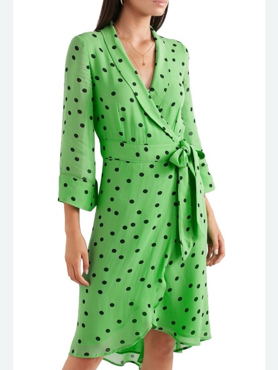 Ganni Dresses & Skirts - Ganni Dainty Georgette Wrap Dress, size 42